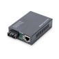 DIGITUS Convertisseur de média - monomode - Fast Ethernet - RJ45 / SC - longueur d'onde 1310nm - jusqu'à 20km - noir DIGITUS Convertisseur de média - monomode - Fast Ethernet - RJ45 / SC - longueur d'onde 1310nm - jusqu'à 20km - noir