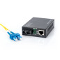 DIGITUS Convertisseur de média - monomode - Fast Ethernet - RJ45 / SC - longueur d'onde 1310nm - jusqu'à 20km - noir DIGITUS Convertisseur de média - monomode - Fast Ethernet - RJ45 / SC - longueur d'onde 1310nm - jusqu'à 20km - noir