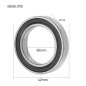[10 pièces] 6806-2RS Deep Groove Ball Bearings Single Rubber Sealed Ball Bearings for Rollers, Home Appliances Machinery, Indust
