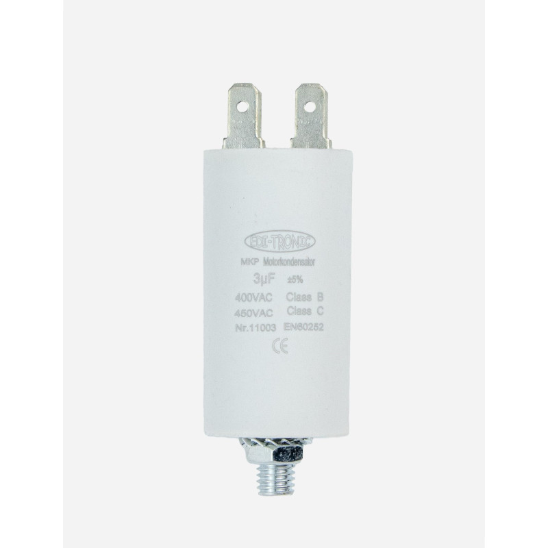 Condensateur de démarrage Condensateur de moteur Condensateur de travail MKP 3 µF 450 V Condensateur de démarrage Condensateur de moteur Condensateur de travail MKP 3 µF 450 V
