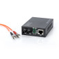DIGITUS Convertisseur de média - Multimode - Fast Ethernet - RJ45 / St - Longueur d'onde 1310nm - Jusqu'à 2km - Noir DIGITUS Convertisseur de média - Multimode - Fast Ethernet - RJ45 / St - Longueur d'onde 1310nm - Jusqu'à 2km - Noir