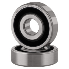 XiKe 4x Roulement à billes 6200-2RS 10x30x9mm, Acier 100Cr6 - Double Joint en Caoutchouc, Prélubrifié, 6200RS Roulements à bille