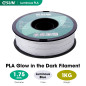 eSUN PLA Glow in the Dark Bleu Filament 1.75mm, Imprimante 3D Filament PLA Fluorescent 1.75mm, 1KG Bobine Phosphorescence Filame eSUN PLA Glow in the Dark Bleu Filament 1.75mm, Imprimante 3D Filament PLA Fluorescent 1.75mm, 1KG Bobine Phosphorescence Filame