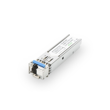 DIGITUS Module SFP Gigabit Universel - 1,25 Gbit/s - Mini GBIC - pour câble à Fibre Optique monomode - LC Simplex - bidirectionn