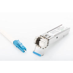 DIGITUS Module SFP Gigabit Universel - 1,25 Gbit/s - Mini GBIC - pour câble à Fibre Optique monomode - LC Simplex - bidirectionn