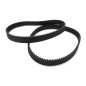GT2 courroie synchrone/dentée 2GT-6 largeur 6mm, pas 2mm, 2 pièces (616mm)