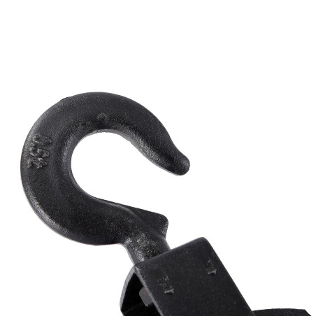 KATSU Roue de Poulie 160mm, Poulie Noire, Capacité de Chargement 220KG, Bloc de Poulie de Corde de Roue à Main Suspendue avec Cr