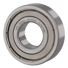 XiKe 6202ZZ Roulements à billes à double étanchéité 15x35x11mm Acier au Chrome et Pré-lubrifiés, 6202-2Z Roulements à billes à g
