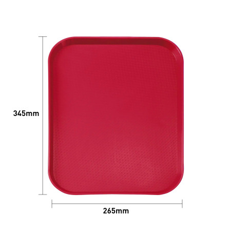 HENDI Plateau de Service, Petit, rectangulaire, Multi-Usage, résistant jusqu'à 80°C, Plateau Fast Food, pour Servir Nourriture e