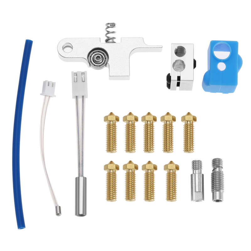 SG Store Jeu de 18pcs Kit de Buse pour Imprimantes 3D Compatible avec Prusa I3 MK2 Compatible avec Artillery Sidewinder X1 4max SG Store Jeu de 18pcs Kit de Buse pour Imprimantes 3D Compatible avec Prusa I3 MK2 Compatible avec Artillery Sidewinder X1 4max
