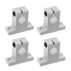 eMagTech 4x SK16 Support d'arbre Linéaire 16mm CNC Unités de Glissière à Billes à Mouvement Linéaire Support de Rail Guide d'arb