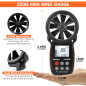 Kethvoz Anémomètre Numérique, vitesse du vent Jauge de débit d'air Mini Anemometre Mesurer la vitesse de l'air pour HVAC Planche Kethvoz Anémomètre Numérique, vitesse du vent Jauge de débit d'air Mini Anemometre Mesurer la vitesse de l'air pour HVAC Planche