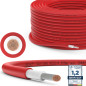 RedStar24 Câble Solaire Premium 4mm² Rouge 20m - Résistant UV, Flexible, Photovoltaïque, PV pour Panneaux Solaires, Onduleurs & RedStar24 Câble Solaire Premium 4mm² Rouge 20m - Résistant UV, Flexible, Photovoltaïque, PV pour Panneaux Solaires, Onduleurs &