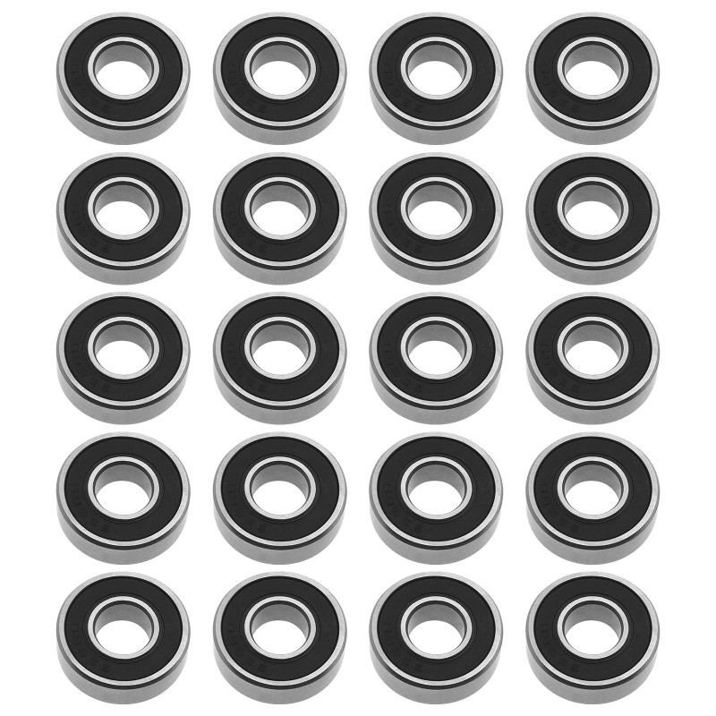 eMagTech 20pcs Double Joint en Caoutchouc Roulements à Billes à Gorge Profonde 698-2RS 8x19x6mm en Acier au Carbone pour Moteur eMagTech 20pcs Double Joint en Caoutchouc Roulements à Billes à Gorge Profonde 698-2RS 8x19x6mm en Acier au Carbone pour Moteur