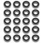 eMagTech 20pcs Double Joint en Caoutchouc Roulements à Billes à Gorge Profonde 698-2RS 8x19x6mm en Acier au Carbone pour Moteur eMagTech 20pcs Double Joint en Caoutchouc Roulements à Billes à Gorge Profonde 698-2RS 8x19x6mm en Acier au Carbone pour Moteur
