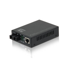 LevelOne GVT-2001 convertisseur de Support réseau 1000 Mbit/s 850 nm Multimode Noir