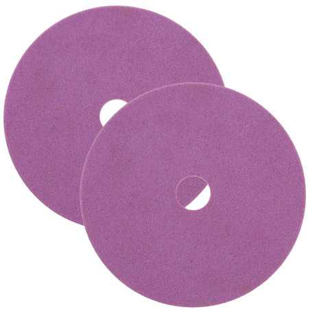 Be In Your Mind 2x Disques de Meule Corindon pour Affûteur de Scie à Chaîne, 145mmx22.3mmx3.2mm