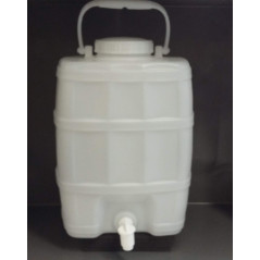 Plasticos Helguefer Bidon renforcé avec robinet 20 l