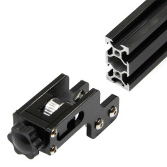 Befenybay Tendeur de courroie synchrone extensible pour imprimante 3D Creality Ender-3 profil en aluminium 40 x 20 mm (4020, noi