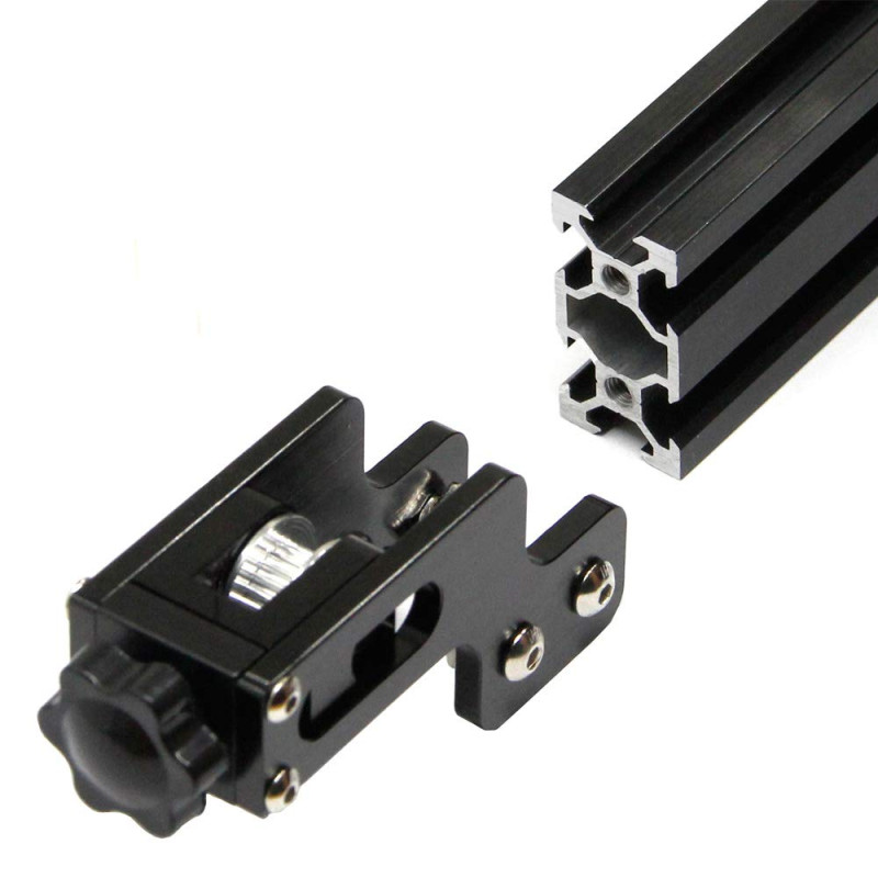 Befenybay Tendeur de courroie synchrone extensible pour imprimante 3D Creality Ender-3 profil en aluminium 40 x 20 mm (4020, noi
