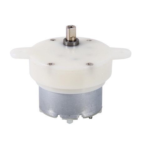 FTVOGUE 12v Moteur à Courant Continu à Couple Élevé Arbre Micro Moteur Électrique à Faible Vitesse pour Petits Présentoir