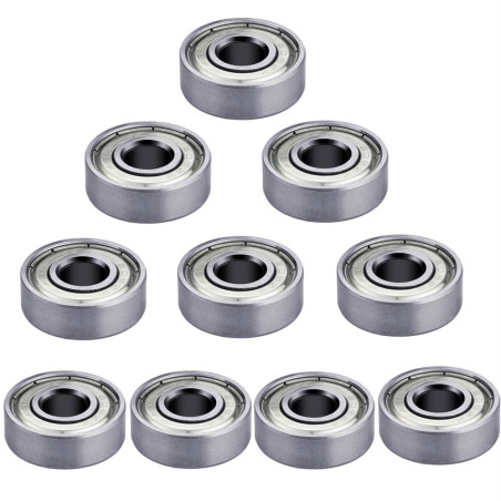 SIENOC 10 x Roulements à Billes Miniatures 608zz Roller Rolling Skate 8 * 22 * 7mm pour imprimante 3D