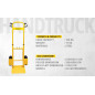 Stanley Chariot Pliable SXWTD-FT520 - Capacité de Charge jusqu'à 120KG - Chariot Pliant - 63 x 52 x 113 CM - Acier - Jaune Stanley Chariot Pliable SXWTD-FT520 - Capacité de Charge jusqu'à 120KG - Chariot Pliant - 63 x 52 x 113 CM - Acier - Jaune