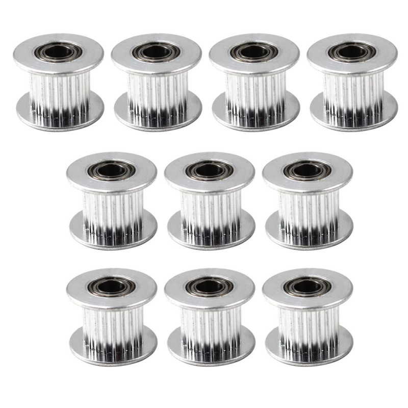 poulie alésage 4mm courroie 6mm 20 dents Pour Imprimante 3D (Toothed,Pack Of 10)
