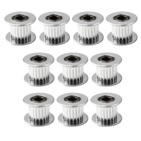 poulie alésage 4mm courroie 6mm 20 dents Pour Imprimante 3D (Toothed,Pack Of 10)