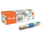 Peach Cartouche de Toner Cyan, comapatible avec OKI 44469706 Peach Cartouche de Toner Cyan, comapatible avec OKI 44469706