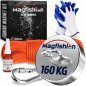 MAGFISHION Aimant Neodyme Puissant - 160 KG - Aimant de Pêche - Ø60mm - Peche a l'aimant avec Corde (20M) et Gants - Kit de Pêch MAGFISHION Aimant Neodyme Puissant - 160 KG - Aimant de Pêche - Ø60mm - Peche a l'aimant avec Corde (20M) et Gants - Kit de Pêch