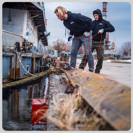MAGFISHION Aimant Neodyme Puissant - 160 KG - Aimant de Pêche - Ø60mm - Peche a l'aimant avec Corde (20M) et Gants - Kit de Pêch