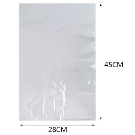Sacs D'emballage Thermorétractables,Chaud Film Rétractable Sacs Thermorétractables Imperméables Transparents Filmd'emballage Rét