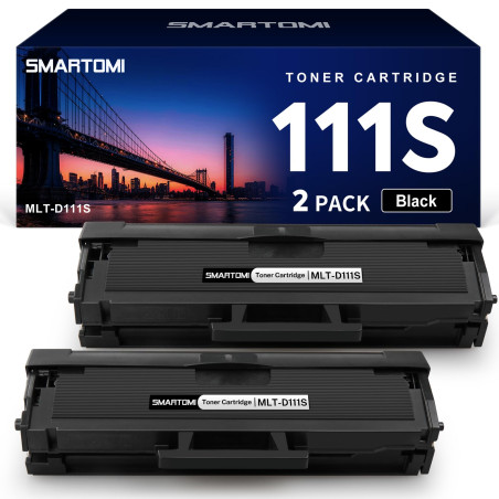 SMARTOMI MLT-D111S Compatible Cartouche de Toner Remplacement pour Samsung D111S MLT-D111S D111L pour Xpress SL M2070FW M2026W M