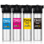 DOREINK T9451-T9454 Cartouches d'encre Compatible avec Epson T945 T9451 T9452 T9453 T9454 pour Epson Workforce Pro WF-C5290DW WF