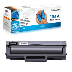LOSMANN 106A XXL Cartouches de Toner (5,000 Pages) Compatibles pour HP 106A W1106A pour HP Laser 107a 107r 107w MFP 135a 135r 13