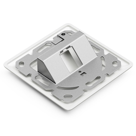deleyCON 5x Prise Réseau CAT6a Encastrable avec RJ45 Keystone - 10 Gbit/s - STP Blindée - Prise de Données pour Câbles de Raccor