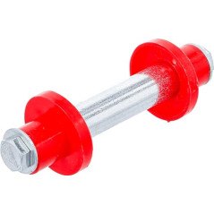BGS Diy 81951 | Kit d’essieux pour roue de brouette | 128 mm | Ø 20 mm | avec 2 douilles d’écartement