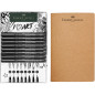 Faber-Castell 267102 - Sketch Set 9 pièces, avec carnet de croquis et crayons à encre de Chine Pitt Artist Pen Faber-Castell 267102 - Sketch Set 9 pièces, avec carnet de croquis et crayons à encre de Chine Pitt Artist Pen