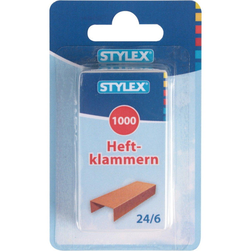 Stylex Pack de 1000 Agrafes 24/6