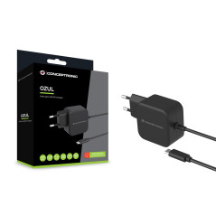 CONCEPTRONIC OZUL04BE Chargeur PD USB 67W GaN, câble USB-C intégré