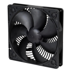 SilverStone SST-AP181 - Air Penetrator ventilateur de 180mm pour ordinateur, Flux d'air performant, noir