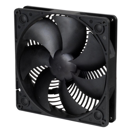 SilverStone SST-AP181 - Air Penetrator ventilateur de 180mm pour ordinateur, Flux d'air performant, noir