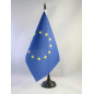 AZ FLAG - Drapeau De Table Europe 21x14 cm - Petit Drapeau Européen De Bureau 100% Polyester Avec Hampe De 25cm Et Socle En Plas AZ FLAG - Drapeau De Table Europe 21x14 cm - Petit Drapeau Européen De Bureau 100% Polyester Avec Hampe De 25cm Et Socle En Plas