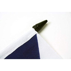 AZ FLAG - Drapeau De Table Europe 21x14 cm - Petit Drapeau Européen De Bureau 100% Polyester Avec Hampe De 25cm Et Socle En Plas