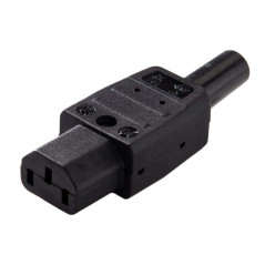 PremiumCord Connecteur d'alimentation 230 V Prise 10 A IEC C13 Noir