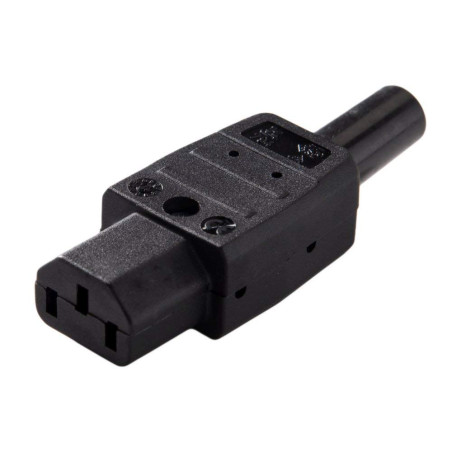 PremiumCord Connecteur d'alimentation 230 V Prise 10 A IEC C13 Noir