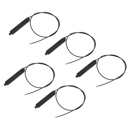 eMagTech 5X Câble d'antenne WiFi 2.4G 5G IPEX MHF4 28cm pour Signal Réseau 3G 4G LTE WCDMA pour Carte NGFF Intel 7260 7265 3160