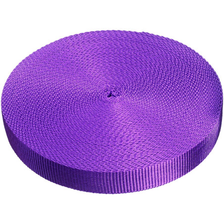 Direct Manufacturing Rouleau de sangle en polypropylène de 25 mm x 50 m pour le bricolage, sangles, harnais, arrimage et plus en