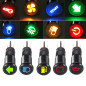 C-FUNN 12/24 / 36V 16Mm LED Voyant D'Avertissement du Tableau De Bord Voyant du Voyant du Tableau De Bord - 006 C-FUNN 12/24 / 36V 16Mm LED Voyant D'Avertissement du Tableau De Bord Voyant du Voyant du Tableau De Bord - 006